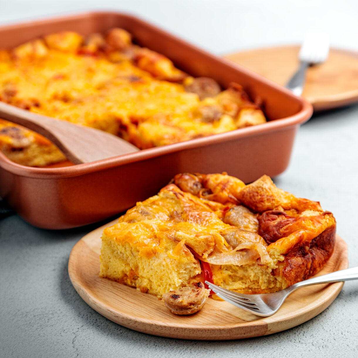 Chicken Sausage Breakfast Strata Eric Theiss