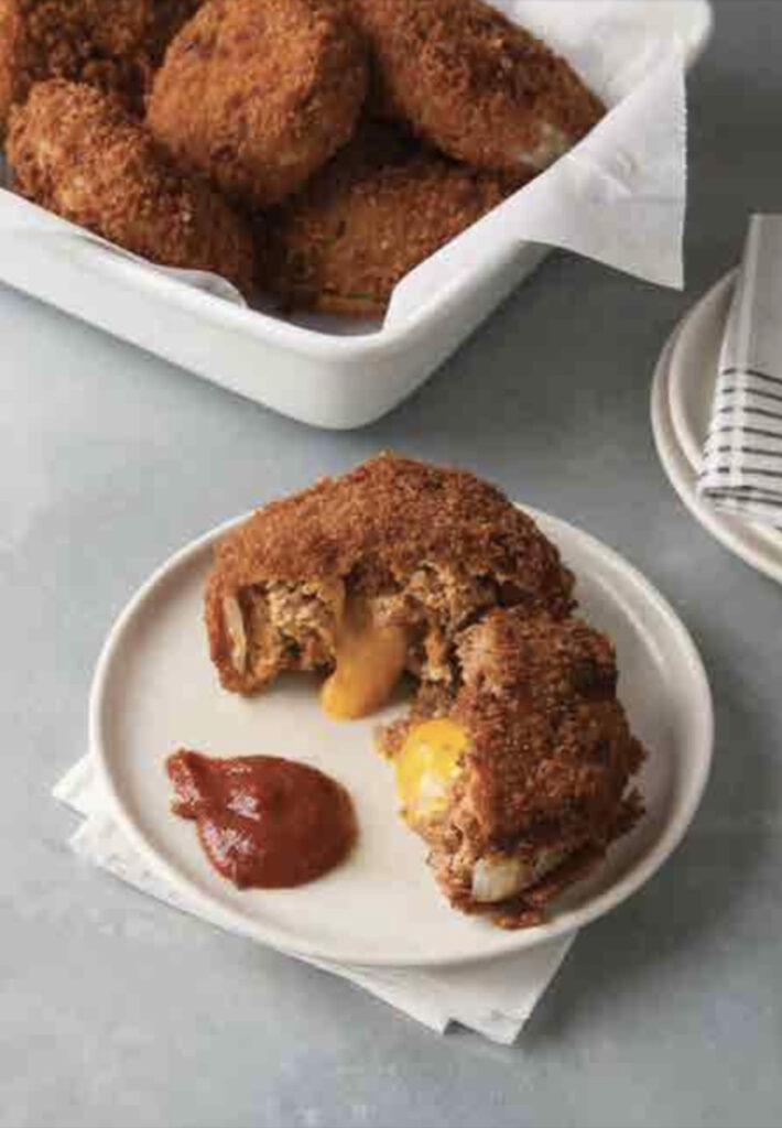 AirFryer Cheeseburger Onion Rings Eric Theiss